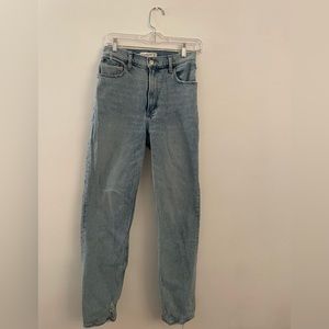 Abercrombie 90s straight ultra high rise curve love